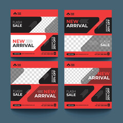 FLASH SALE INSTAGRAM SOCIAL MEDIA POST TEMPLATE