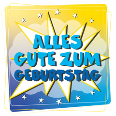 ALLES GUTE ZUM GEBURTSTAG CARTE Éclat 2