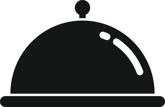 Airline Food Tray Icon Simple Vector. Plane Trolley