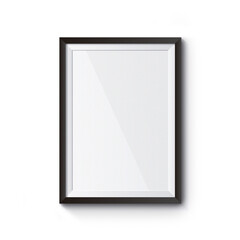 blank photo frame on white background