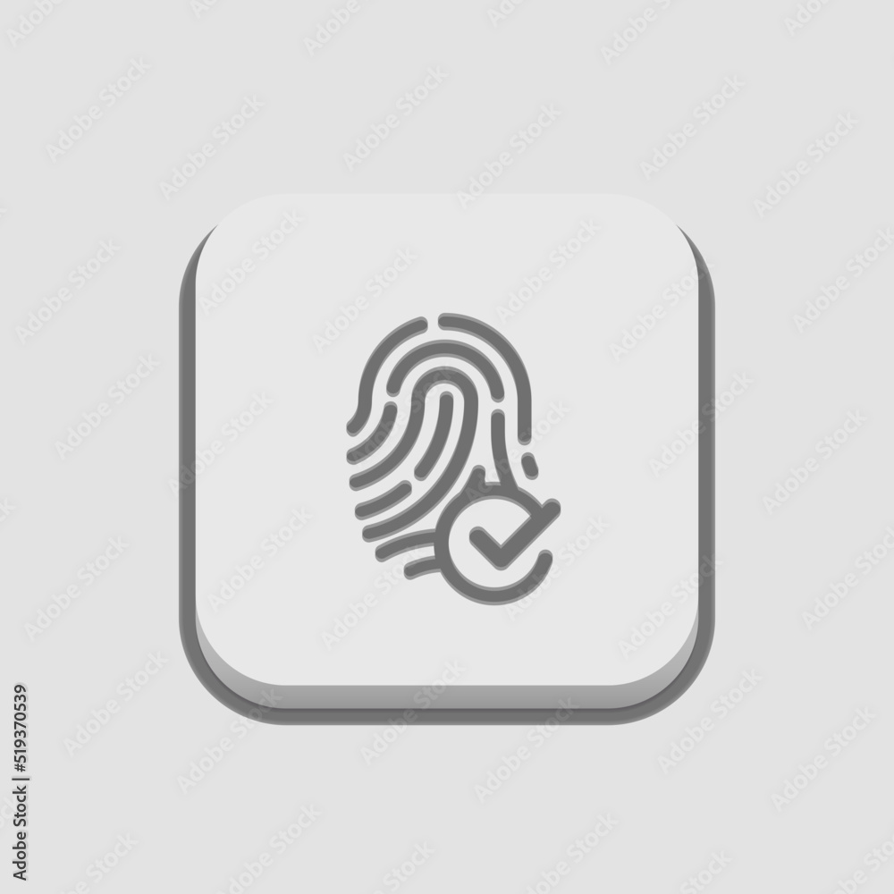 Poster Verified Fingerprint