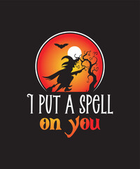Halloween t-shirt design, Halloween vector graphics