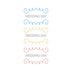 Wedding Day Symmetry Ornaments