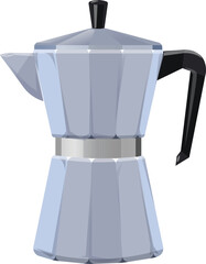 Coffee pot icon cartoon vector. Cafe filter