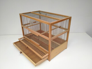 Beautiful wooden bird cage