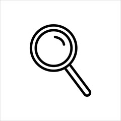 search icon on white background