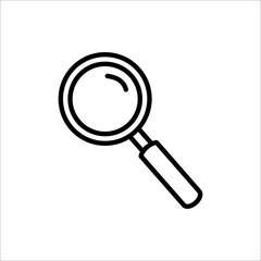 search icon on white background