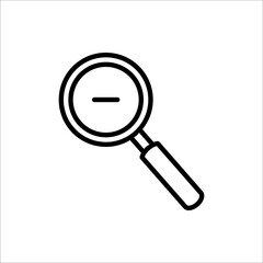 search icon on white background