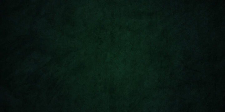 Dark green chalkboard Elegant dark emerald green grunge backdrop background with black shadow border and old vintage grunge texture. Vintage blue stone grunge concrete cement blackboard chalkboard .