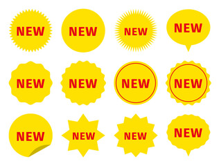 NEW 黄色　赤文字　セット