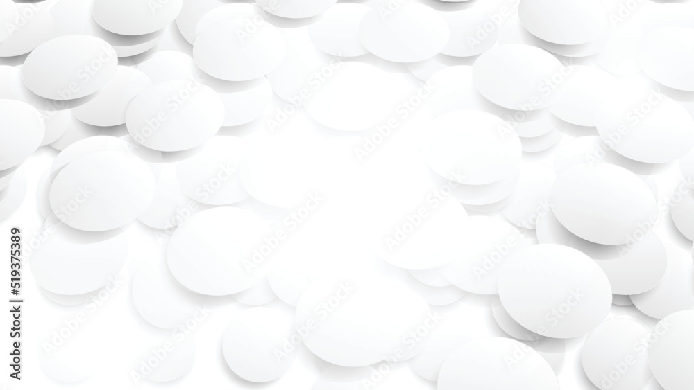 Wall mural gray white abstract background. white background pattern design line technology simple with space fo