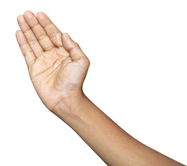 Hands isolated on white background
