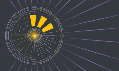 Abstract business background. Geometry technology wallpaper