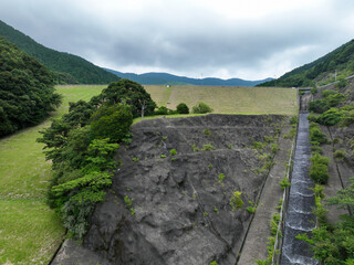 愛媛県愛南町　大久保山ダムの風景