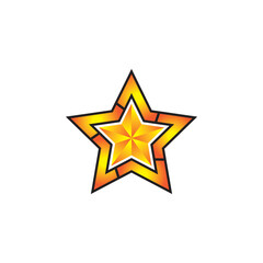 Obraz premium Star icon template