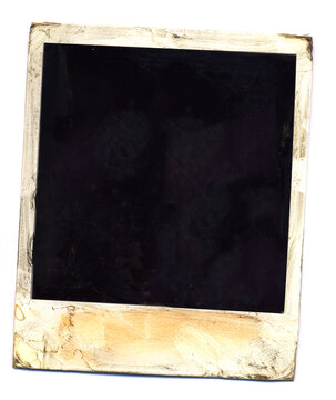 vintage empty blank picture frame, grungy photography , free space for pictures