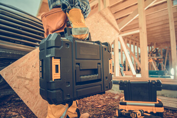 Construction Toolbox Closeup