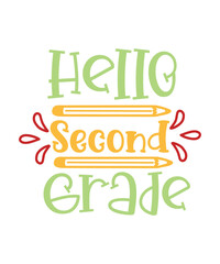 Hello Back to School SVG, Png, Eps, Dxf, First day of School Svg, Svg Files for Cricut & Silhoutte, Png Sublimation Instant Download,Hello School SVG Bundle, back to school svg, first day of school, p