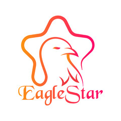 Eagle Star Logo. Vector Design