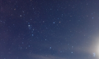 Fototapeta na wymiar Constellation guide for Perseus