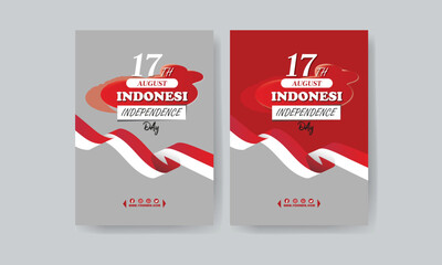 Independence day vertical poster template