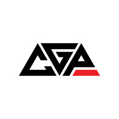 CGP triangle letter logo design with triangle shape. CGP triangle logo design monogram. CGP triangle vector logo template with red color. CGP triangular logo Simple, Elegant, and Luxurious Logo...