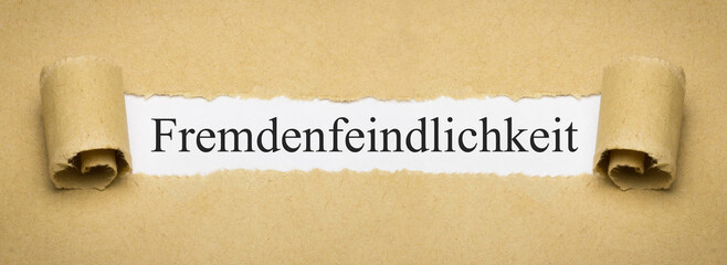 Fremdenfeindlichkeit