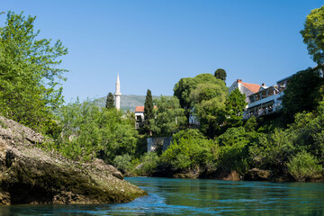 Fototapeta na wymiar Bosnia Herzegovina Mostar old town