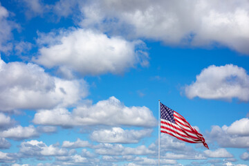 American Flag Waving