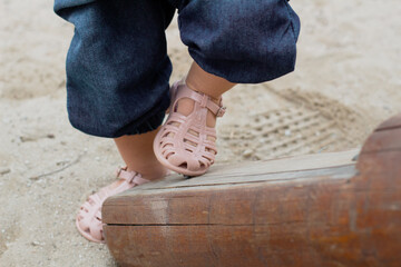 Cute baby girl footwear. Aesthetic baby fashion.
