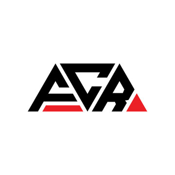 FCR triangle letter logo design with triangle shape. FCR triangle logo design monogram. FCR triangle vector logo template with red color. FCR triangular logo Simple, Elegant, and Luxurious Logo...