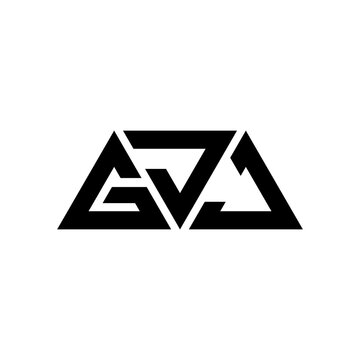 GJJ triangle letter logo design with triangle shape. GJJ triangle logo design monogram. GJJ triangle vector logo template with red color. GJJ triangular logo Simple, Elegant, and Luxurious Logo...