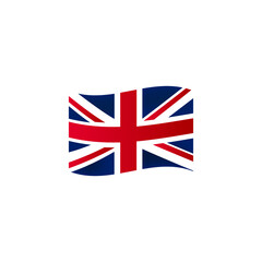 U.K. flag clipart design vector isolated