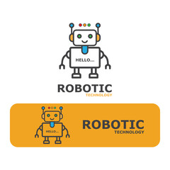 Robot icon vector