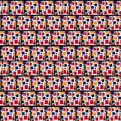 Fototapeta premium seamless pattern with geometryl tile