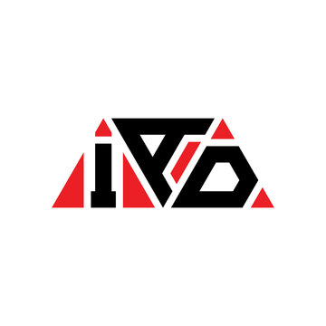 IAD triangle letter logo design with triangle shape. IAD triangle logo design monogIAm. IAD triangle vector logo template with red color. IAD triangular logo Simple, Elegant, and Luxurious Logo...