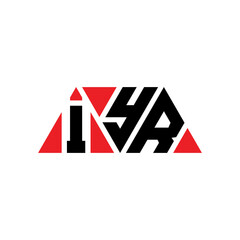 IYR triangle letter logo design with triangle shape. IYR triangle logo design monogram. IYR triangle vector logo template with red color. IYR triangular logo Simple, Elegant, and Luxurious Logo...