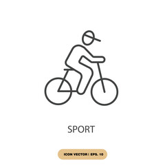 Obraz premium sport icons symbol vector elements for infographic web