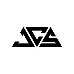 JCS triangle letter logo design with triangle shape. JCS triangle logo design monogram. JCS triangle vector logo template with red color. JCS triangular logo Simple, Elegant, and Luxurious Logo...
