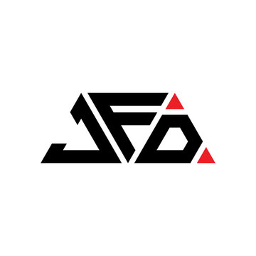 JFD triangle letter logo design with triangle shape. JFD triangle logo design monogram. JFD triangle vector logo template with red color. JFD triangular logo Simple, Elegant, and Luxurious Logo...