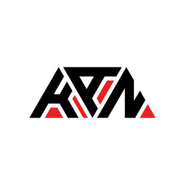 KAN triangle letter logo design with triangle shape. KAN triangle logo design monogKAm. KAN triangle vector logo template with red color. KAN triangular logo Simple, Elegant, and Luxurious Logo...
