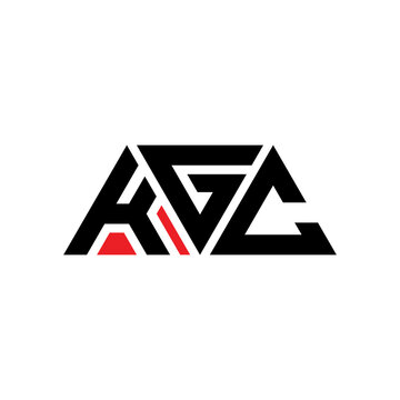 KGC triangle letter logo design with triangle shape. KGC triangle logo design monogram. KGC triangle vector logo template with red color. KGC triangular logo Simple, Elegant, and Luxurious Logo...