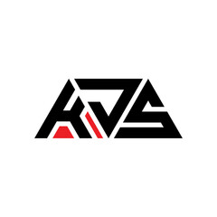 KJS triangle letter logo design with triangle shape. KJS triangle logo design monogram. KJS triangle vector logo template with red color. KJS triangular logo Simple, Elegant, and Luxurious Logo...