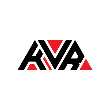 KVR triangle letter logo design with triangle shape. KVR triangle logo design monogram. KVR triangle vector logo template with red color. KVR triangular logo Simple, Elegant, and Luxurious Logo...
