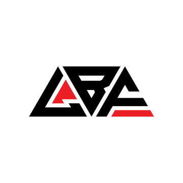 LBF triangle letter logo design with triangle shape. LBF triangle logo design monogram. LBF triangle vector logo template with red color. LBF triangular logo Simple, Elegant, and Luxurious Logo...