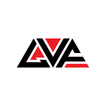 LVF triangle letter logo design with triangle shape. LVF triangle logo design monogram. LVF triangle vector logo template with red color. LVF triangular logo Simple, Elegant, and Luxurious Logo...