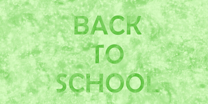 Napis Back to chool