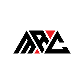 MRC triangle letter logo design with triangle shape. MRC triangle logo design monogram. MRC triangle vector logo template with red color. MRC triangular logo Simple, Elegant, and Luxurious Logo...