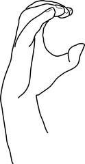 American sign language letter ASL