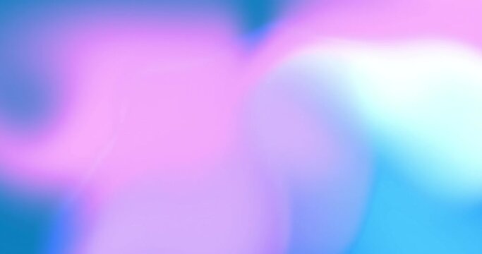 Animation of glowing multi coloured gradient abstract out of focus shapes
